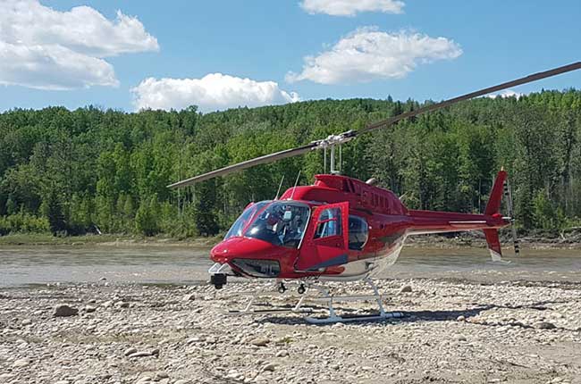 Range Helicopters aircraft operating in Alberta