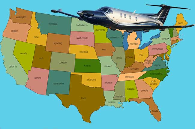 Canadian charter airlines licensed to provide flights into the USA