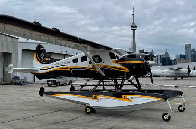 Cottage Air float plane charter service in Muskoka (Bracebridge), Ontario