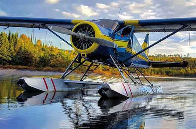 Sapawe Air Ltd float plane charter at Eva Lake, Ontario