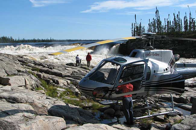 Heli-Inter Inc helicopter charter services based at St-Hubert Quebec